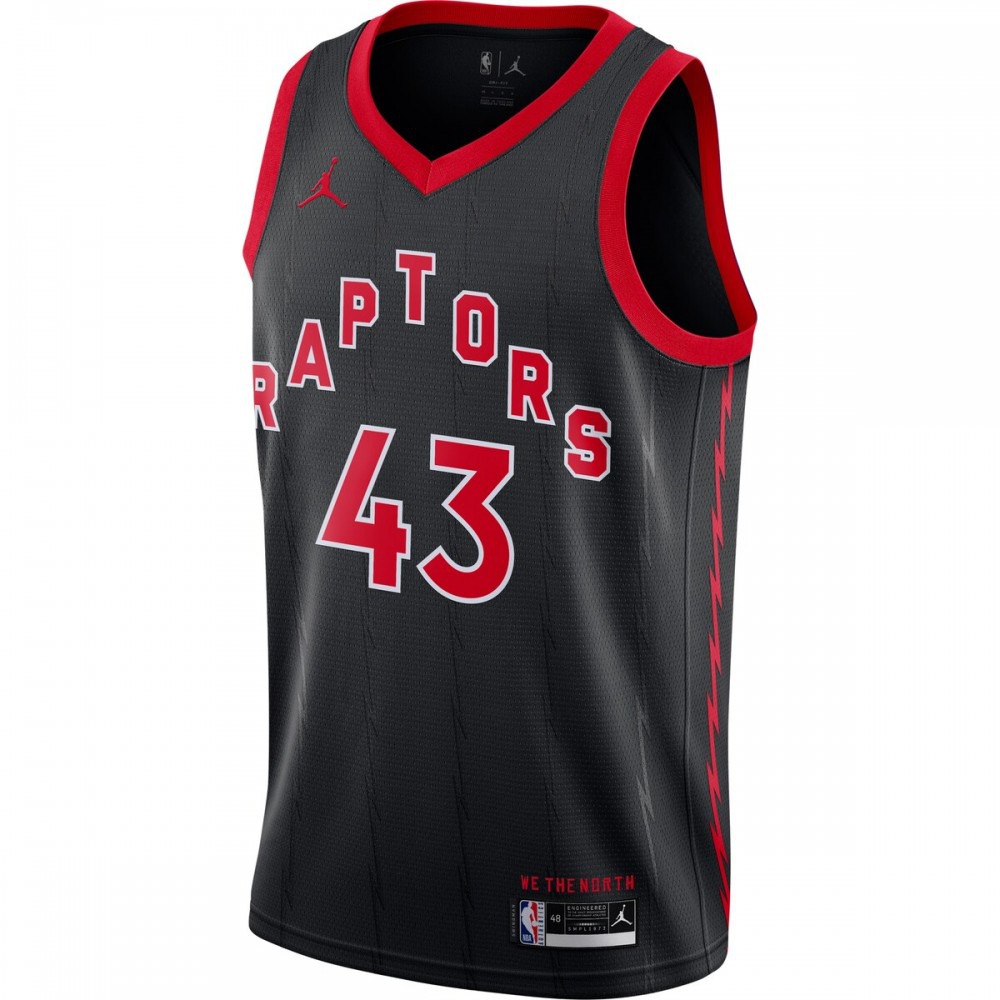 Pascal Siakam Toronto Raptors Jordan Brand 2020/21 Swingman Jersey - Statement Edition - Black-Pro Kit Vault | Brand New 26/27 Sports Jerseys